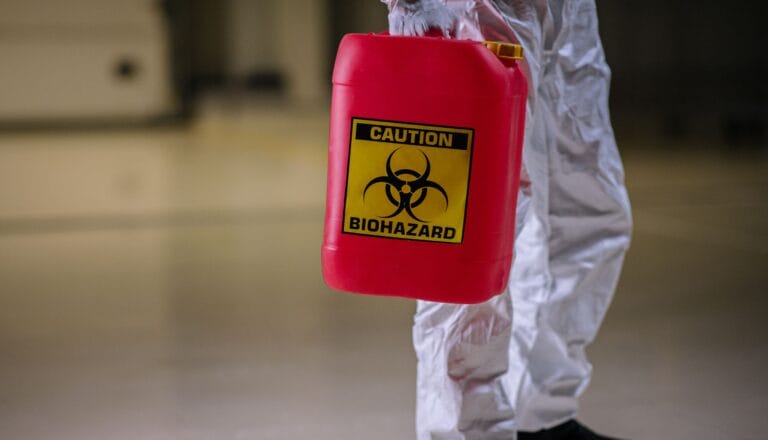 uses for biohazard waste containers