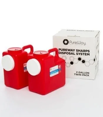 2-gallon-2-pack disposal bins