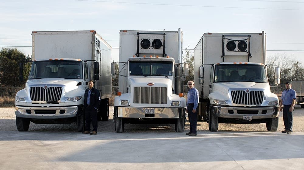 Our trucks and team